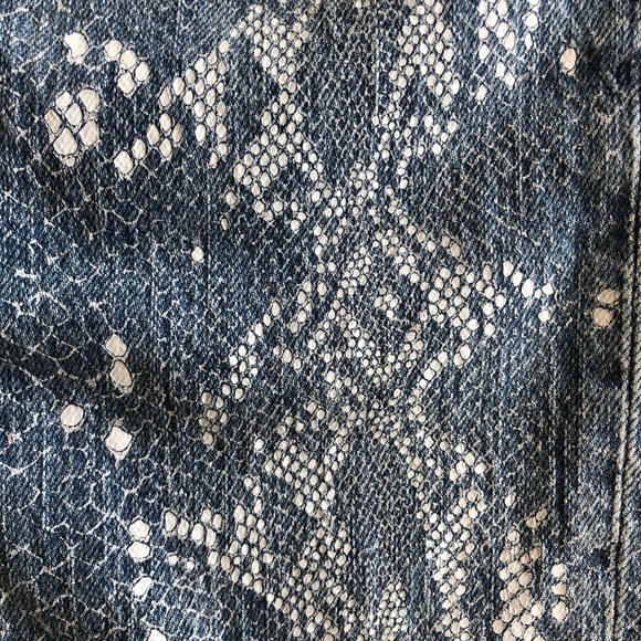 Rag & Bone Nina High Rise Jeans Python 26 - Picture 6 of 8